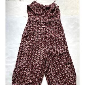 Row A Floral Jumpsuit Size Large